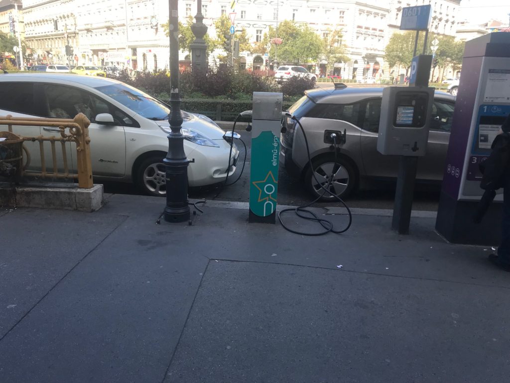 töltőállomás Budapest elektromos auto