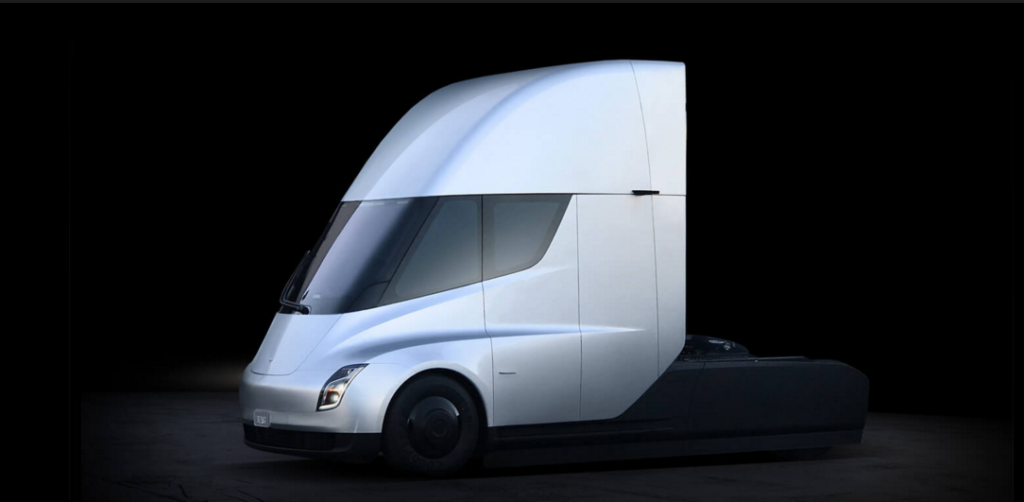 Tesla elektromos kamion e-mobility