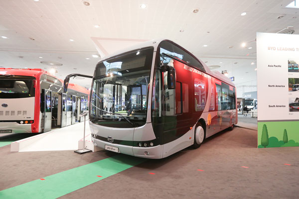 BYD elektromos busz e-mobility Kína